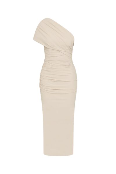 Rachel Gilbert Clay Dress - Rachel Gilbert Beige - Australian Luxury Evening Wear at Luxury Shoes 