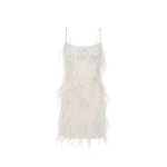 Rachel Gilbert Cynthia Mini Dress - Rachel Gilbert Ivory - Australian Luxury Evening Wear at Luxury Shoes 