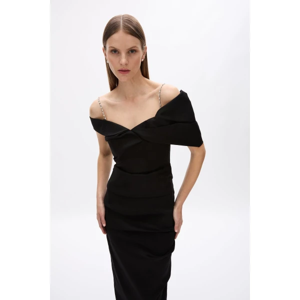 Rachel Gilbert Dahli Gown - Rachel Gilbert Black - Australian Luxury Evening Wear at Luxury Shoes 