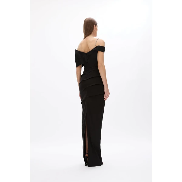 Rachel Gilbert Dahli Gown - Rachel Gilbert Black - Australian Luxury Evening Wear at Luxury Shoes 