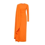 Rachel Gilbert Dion Cape Gown - Rachel Gilbert Orange - Australian Luxury Evening Wear at Luxury Shoes 