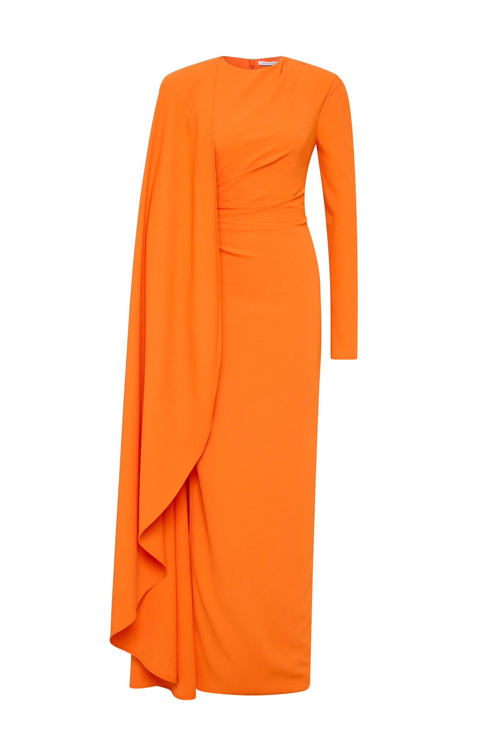 Rachel Gilbert Dion Cape Gown - Rachel Gilbert Orange - Australian Luxury Evening Wear at Luxury Shoes 