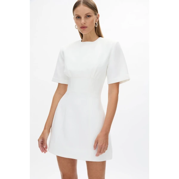 Rachel Gilbert Dover Mini Dress - Rachel Gilbert Ivory - Australian Luxury Evening Wear at Luxury Shoes 