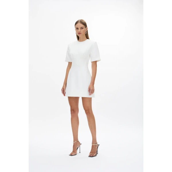Rachel Gilbert Dover Mini Dress - Rachel Gilbert Ivory - Australian Luxury Evening Wear at Luxury Shoes 
