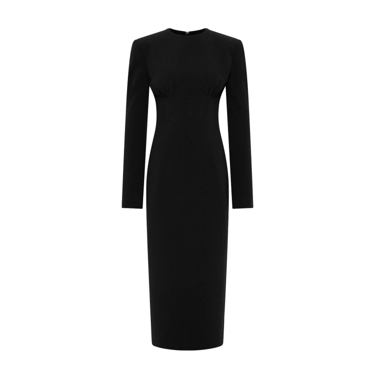 Rachel Gilbert Dover Sleeve Dress - Rachel Gilbert Black - Australian Luxury Evening Wear at Luxury Shoes 