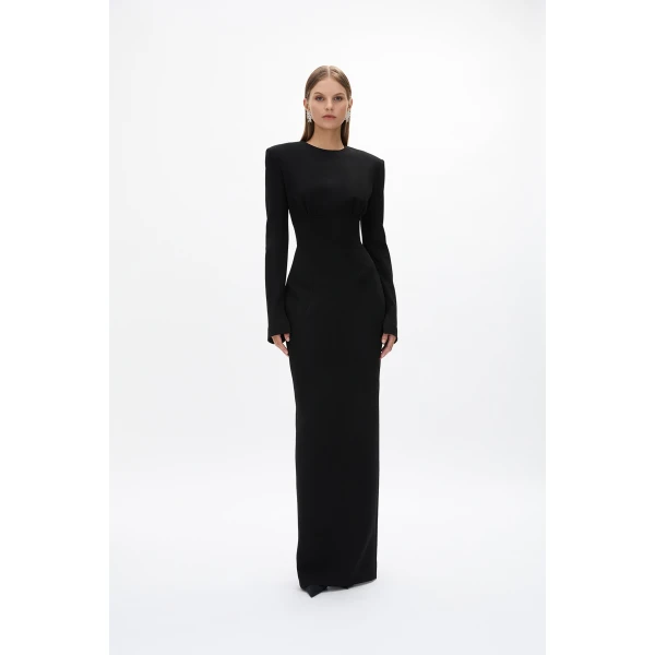 Rachel Gilbert Dover Sleeve Gown - Rachel Gilbert Black - Australian Luxury Evening Wear at Luxury Shoes 