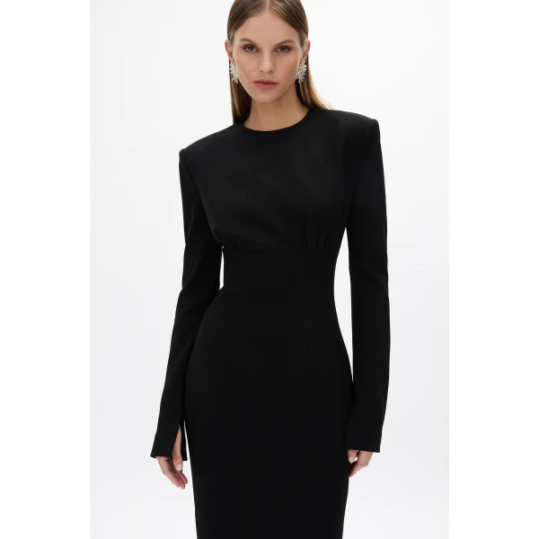 Rachel Gilbert Dover Sleeve Gown - Rachel Gilbert Black - Australian Luxury Evening Wear at Luxury Shoes 