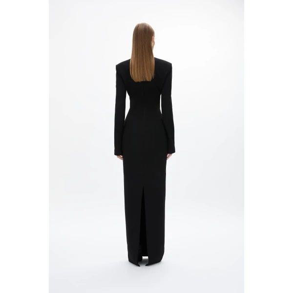 Rachel Gilbert Dover Sleeve Gown - Rachel Gilbert Black - Australian Luxury Evening Wear at Luxury Shoes 