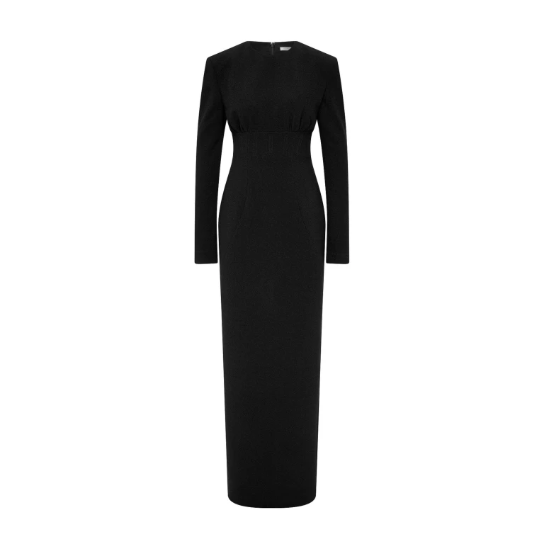 Rachel Gilbert Dover Sleeve Gown - Rachel Gilbert Black - Australian Luxury Evening Wear at Luxury Shoes 