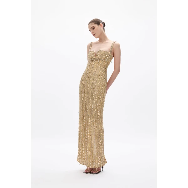 Rachel Gilbert Florentine Gown - Rachel Gilbert Gold - Australian Luxury Evening Wear at Luxury Shoes 