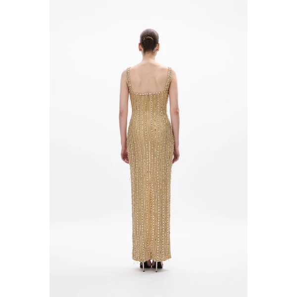 Rachel Gilbert Florentine Gown - Rachel Gilbert Gold - Australian Luxury Evening Wear at Luxury Shoes 