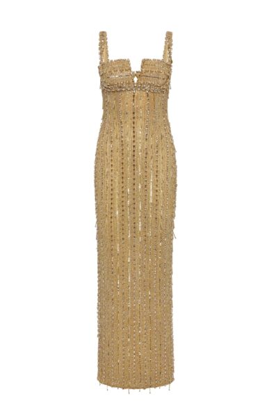 Rachel Gilbert Florentine Gown - Rachel Gilbert Gold - Australian Luxury Evening Wear at Luxury Shoes 