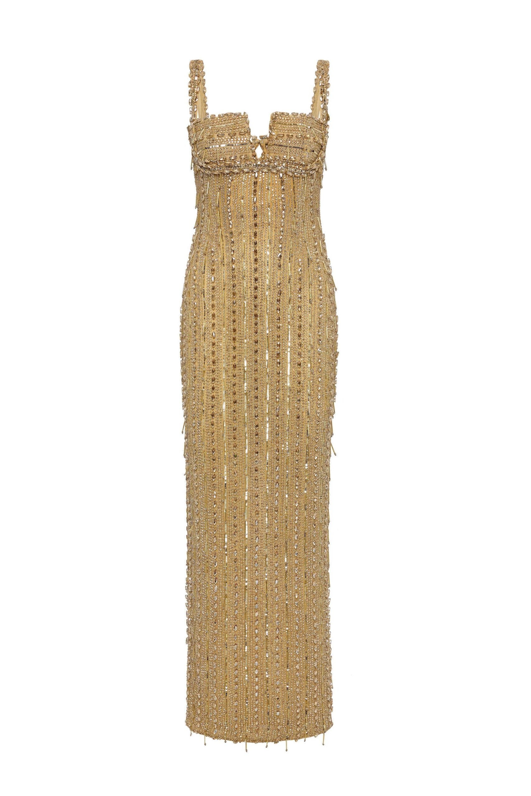 Rachel Gilbert Florentine Gown - Rachel Gilbert Gold - Australian Luxury Evening Wear at Luxury Shoes 