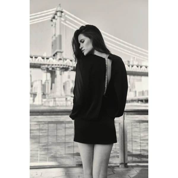 Rachel Gilbert Florida Mini Dress - Rachel Gilbert Black - Australian Luxury Evening Wear at Luxury Shoes 