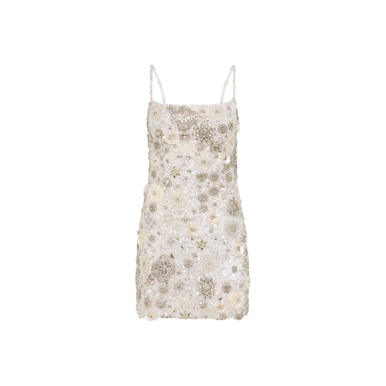Rachel Gilbert Francesca Mini Dress - Rachel Gilbert Ivory - Australian Luxury Evening Wear at Luxury Shoes 