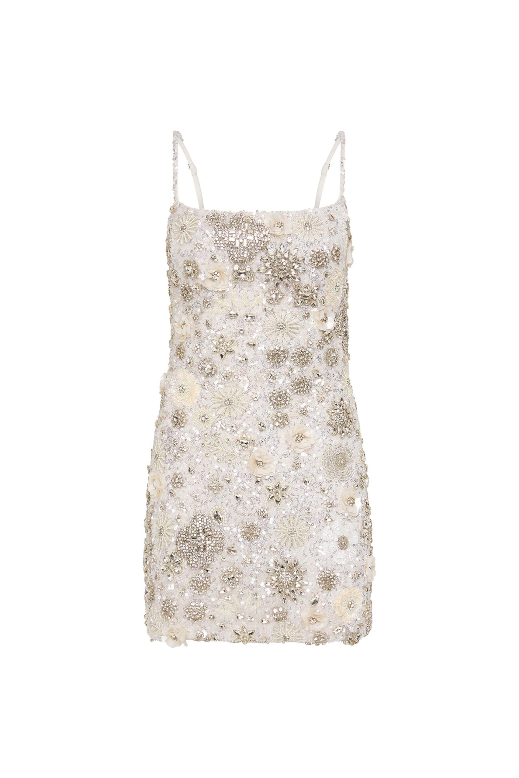 Rachel Gilbert Francesca Mini Dress - Rachel Gilbert Ivory - Australian Luxury Evening Wear at Luxury Shoes 