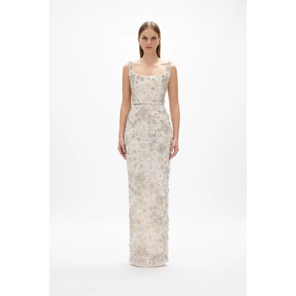Rachel Gilbert Francesca Skirt - Rachel Gilbert Ivory - Australian Luxury Evening Wear at Luxury Shoes 