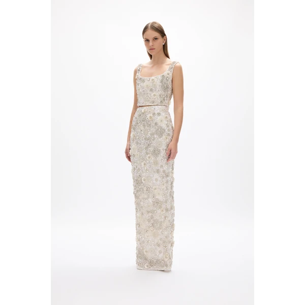 Rachel Gilbert Francesca Skirt - Rachel Gilbert Ivory - Australian Luxury Evening Wear at Luxury Shoes 
