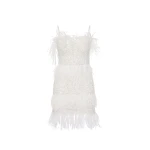 Rachel Gilbert Frenchy Mini Dress - Rachel Gilbert Ivory - Australian Luxury Evening Wear at Luxury Shoes 