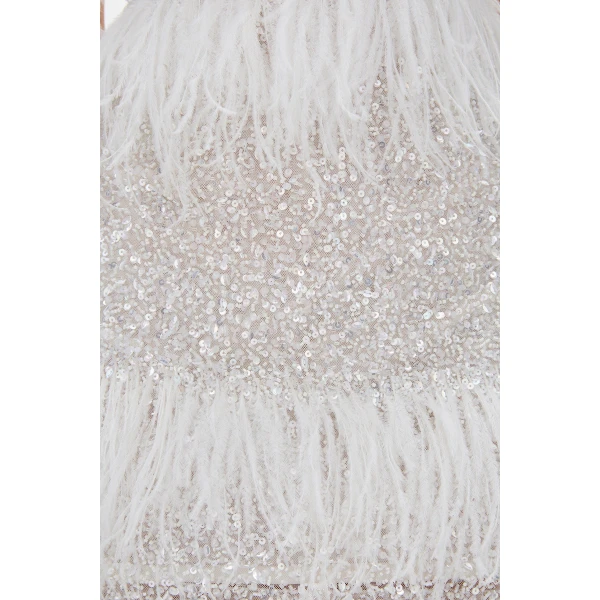 Rachel Gilbert Frenchy Mini Dress - Rachel Gilbert Ivory - Australian Luxury Evening Wear at Luxury Shoes 