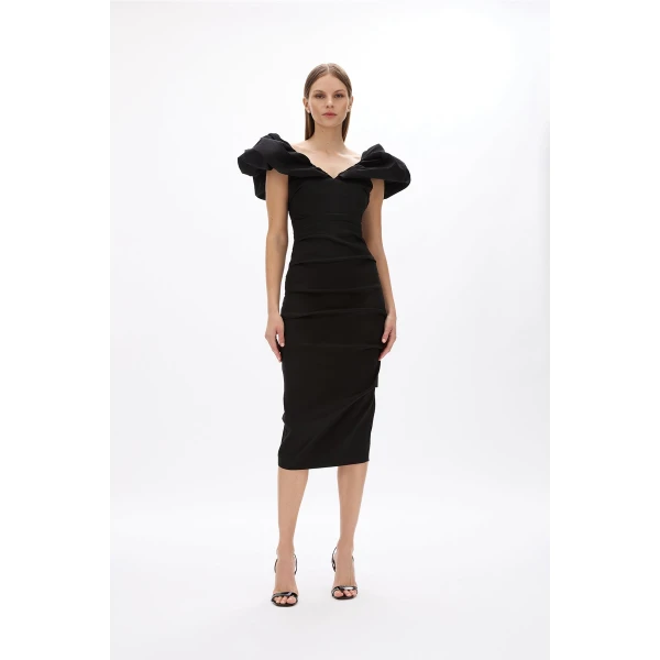Rachel Gilbert Frey Dress - Rachel Gilbert Black - Australian Luxury Evening Wear at Luxury Shoes 
