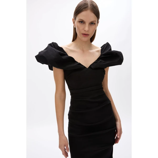 Rachel Gilbert Frey Dress - Rachel Gilbert Black - Australian Luxury Evening Wear at Luxury Shoes 