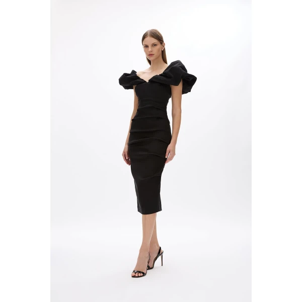 Rachel Gilbert Frey Dress - Rachel Gilbert Black - Australian Luxury Evening Wear at Luxury Shoes 