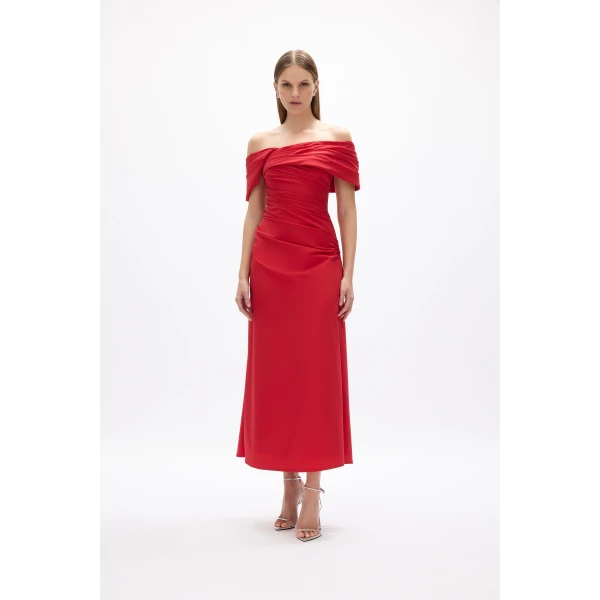Rachel Gilbert Gale Dress - Rachel Gilbert Red - Australian Luxury Evening Wear at Luxury Shoes 