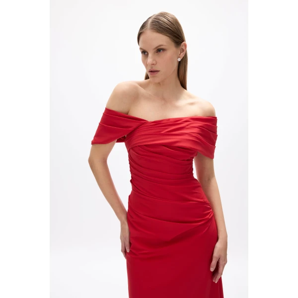 Rachel Gilbert Gale Dress - Rachel Gilbert Red - Australian Luxury Evening Wear at Luxury Shoes 