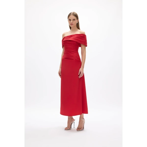 Rachel Gilbert Gale Dress - Rachel Gilbert Red - Australian Luxury Evening Wear at Luxury Shoes 