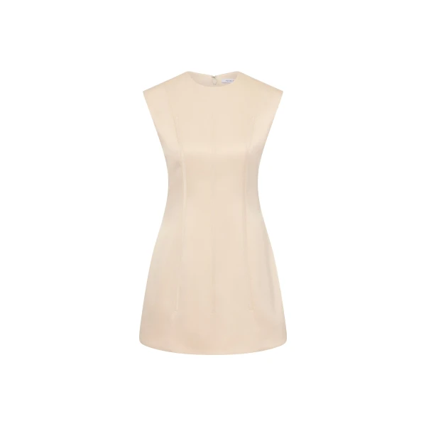 Rachel Gilbert Hallie Mini Dress - Rachel Gilbert Beige - Australian Luxury Evening Wear at Luxury Shoes 