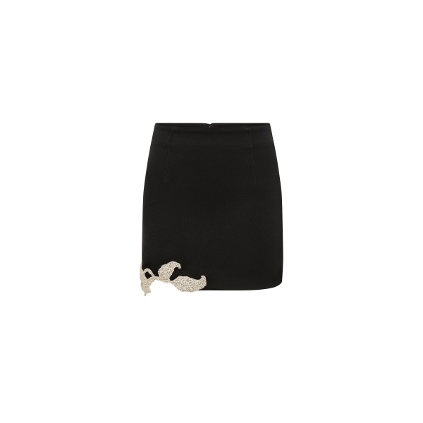 Rachel Gilbert Hallie Mini Skirt - Rachel Gilbert Black - Australian Luxury Evening Wear at Luxury Shoes 