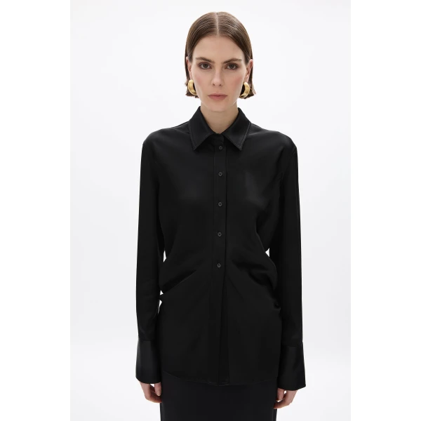 Rachel Gilbert Hallie Shirt - Rachel Gilbert Black - Australian Luxury Evening Wear at Luxury Shoes 