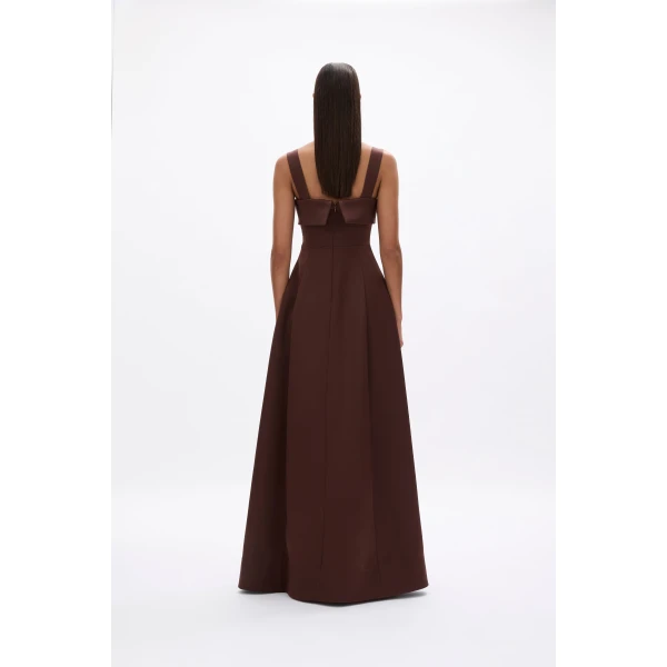 Rachel Gilbert Hallie Strap Gown - Rachel Gilbert Brown - Australian Luxury Evening Wear at Luxury Shoes 