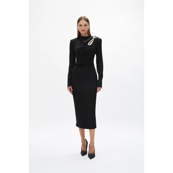 Rachel Gilbert Henrietta Dress - Rachel Gilbert Black - Australian Luxury Evening Wear at Luxury Shoes 