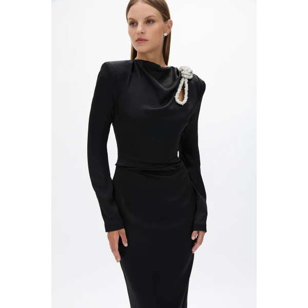 Rachel Gilbert Henrietta Dress - Rachel Gilbert Black - Australian Luxury Evening Wear at Luxury Shoes 