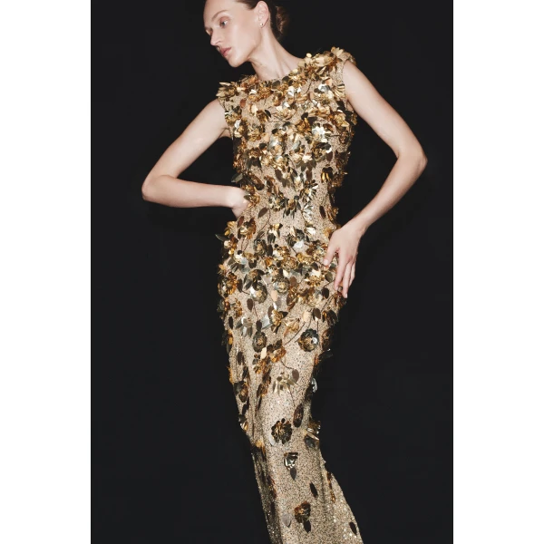 Rachel Gilbert Hugo Gown - Rachel Gilbert Gold - Australian Luxury Evening Wear at Luxury Shoes 