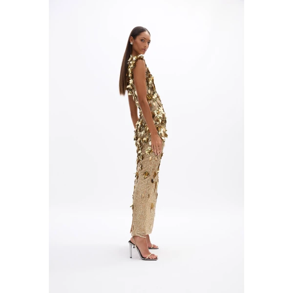 Rachel Gilbert Hugo Gown - Rachel Gilbert Gold - Australian Luxury Evening Wear at Luxury Shoes 