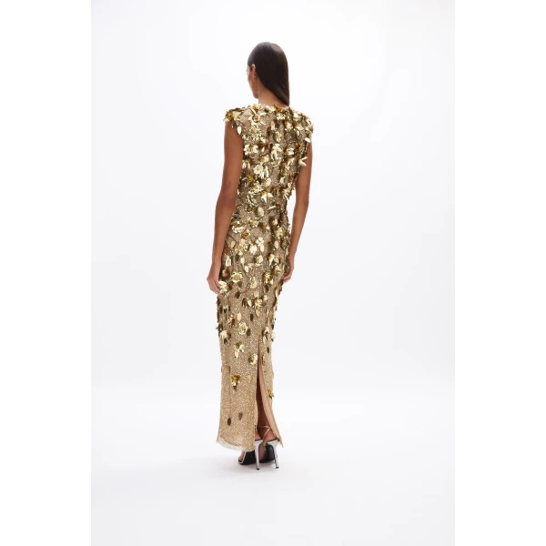 Rachel Gilbert Hugo Gown - Rachel Gilbert Gold - Australian Luxury Evening Wear at Luxury Shoes 