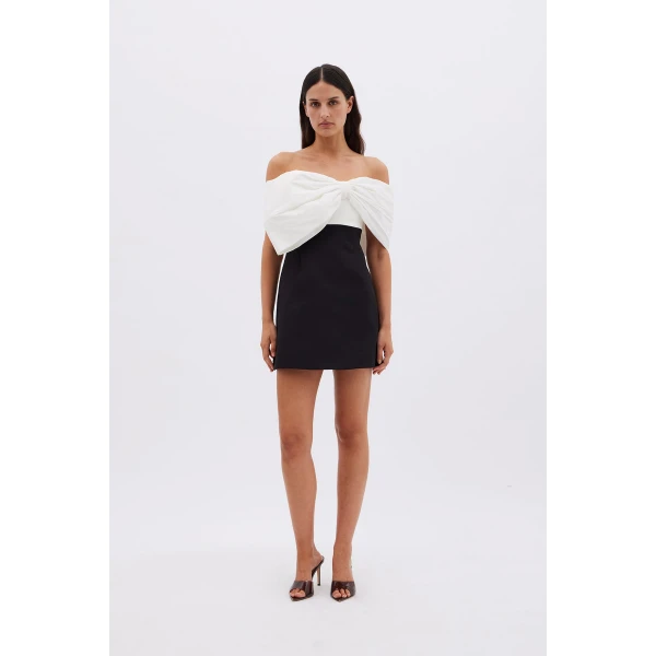 Rachel Gilbert Kace Mini Dress - Rachel Gilbert Black - Australian Luxury Evening Wear at Luxury Shoes 