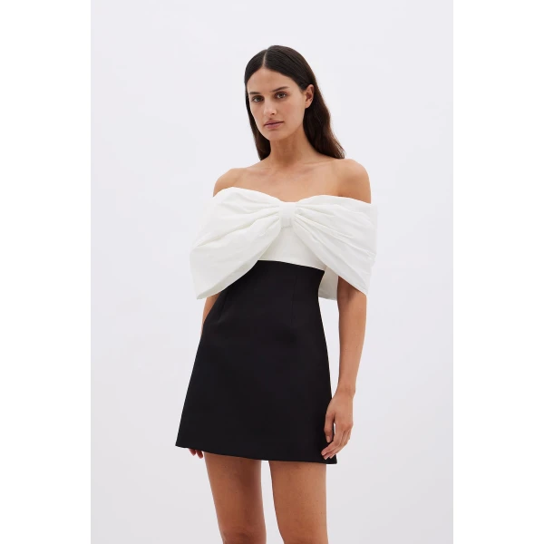 Rachel Gilbert Kace Mini Dress - Rachel Gilbert Black - Australian Luxury Evening Wear at Luxury Shoes 