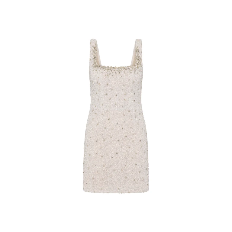Rachel Gilbert Kaity Mini Dress - Rachel Gilbert Ivory - Australian Luxury Evening Wear at Luxury Shoes 