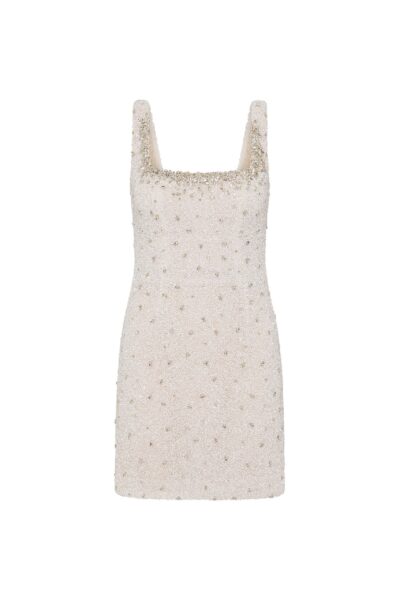 Rachel Gilbert Kaity Mini Dress - Rachel Gilbert Ivory - Australian Luxury Evening Wear at Luxury Shoes 
