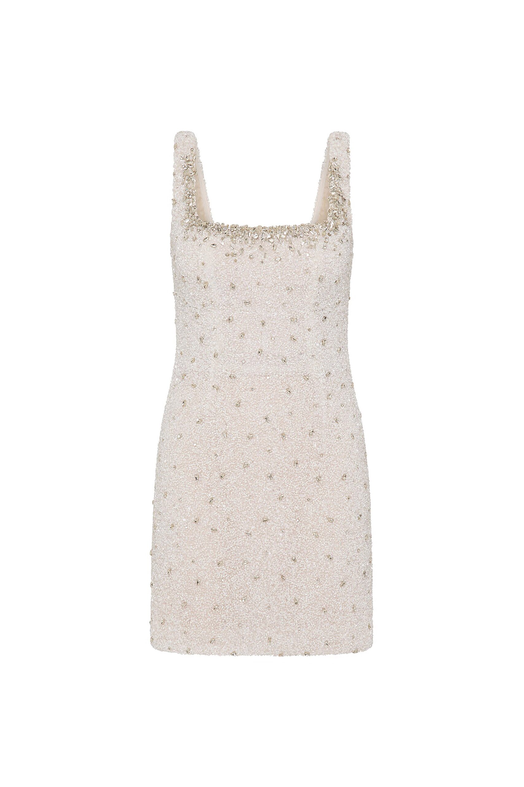 Rachel Gilbert Kaity Mini Dress - Rachel Gilbert Ivory - Australian Luxury Evening Wear at Luxury Shoes 