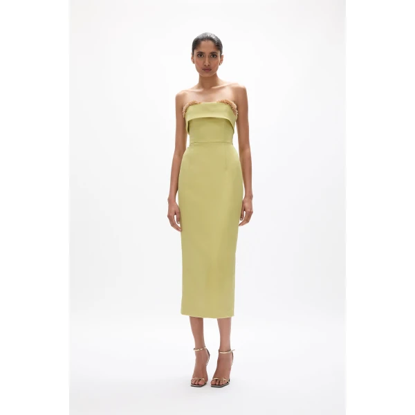 Rachel Gilbert Laira Corset Dress - Rachel Gilbert Green - Australian Luxury Evening Wear at Luxury Shoes 