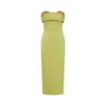 Rachel Gilbert Laira Corset Dress - Rachel Gilbert Green - Australian Luxury Evening Wear at Luxury Shoes 