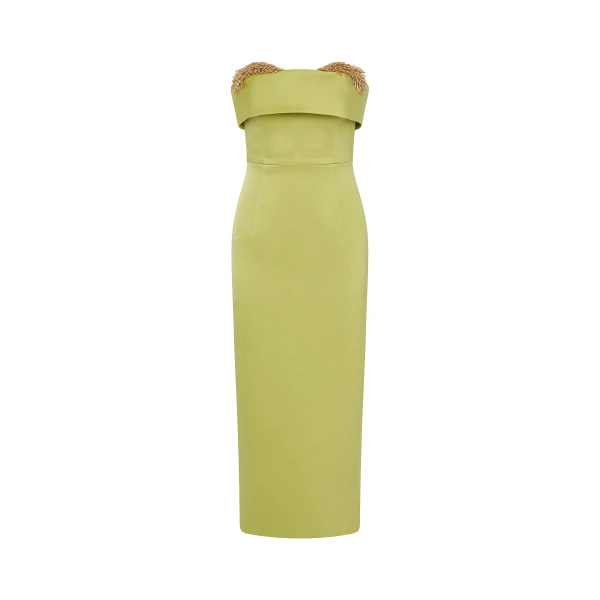 Rachel Gilbert Laira Corset Dress - Rachel Gilbert Green - Australian Luxury Evening Wear at Luxury Shoes 