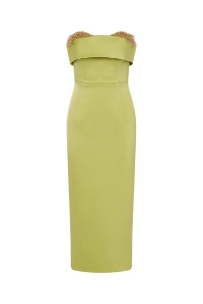 Rachel Gilbert Laira Corset Dress - Rachel Gilbert Green - Australian Luxury Evening Wear at Luxury Shoes 