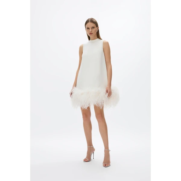 Rachel Gilbert Link Mini Dress - Rachel Gilbert Ivory - Australian Luxury Evening Wear at Luxury Shoes 