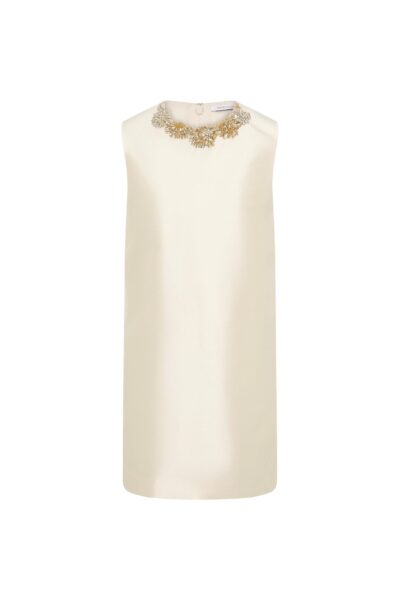 Rachel Gilbert Ludovica Shift Mini Dress - Rachel Gilbert Ivory - Australian Luxury Evening Wear at Luxury Shoes 